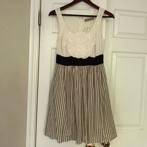 Burlap retro style dress